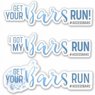 Get Your Bars Run - Vinyl Stickers