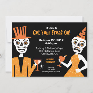 Get Your Freak On - 5x7 Invitation