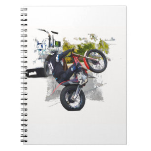 Get Your Gas On Motocross Stunt Biker Notebook
