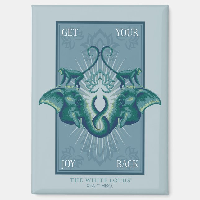 Get Your Joy Back - The White Lotus Magnet (Front)