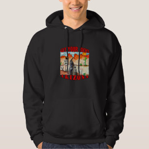 Get Your Kicks Arizona Route 66 Donkeys Hoodie