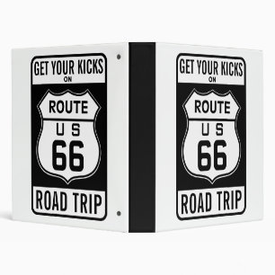 Get Your Kicks On Route 66 Binder