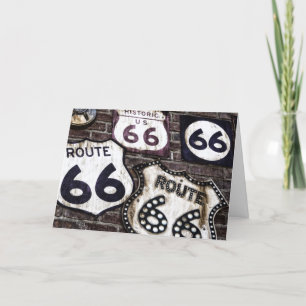 Get your kicks on Route 66 Card