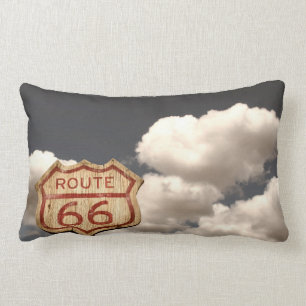 Get your kicks on Route 66 Lumbar Pillow