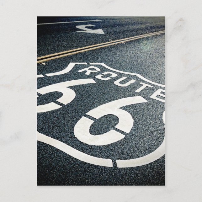 Get Your Kicks On Route 66 Postcard (Front)
