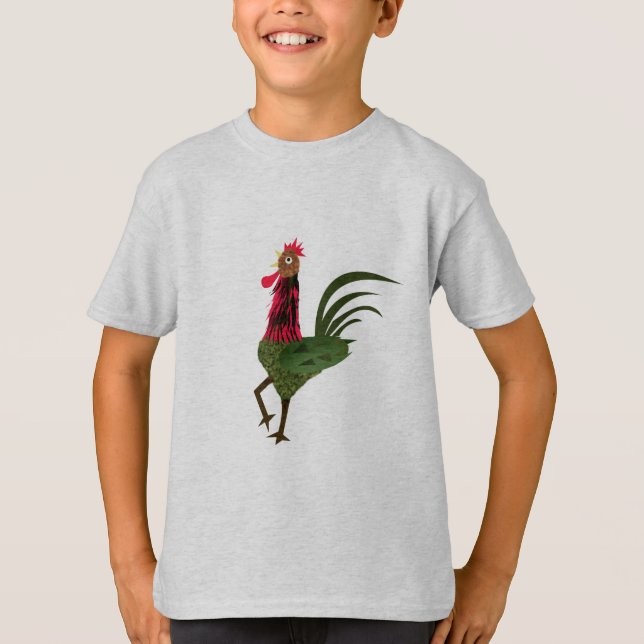 Get Your Kids Ready for the Farm with Our Rooster  T-Shirt (Front)