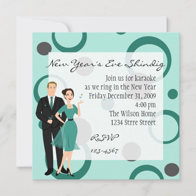 Get Your Martinis Ready! Invitation (Front)