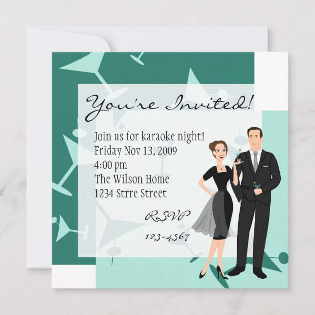 Get Your Martinis Ready! Invitation (Front)