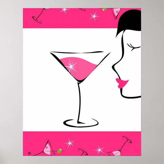 Get your olive in the Martini Poster (Front)