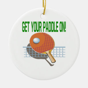 Get Your Paddle On Ceramic Ornament