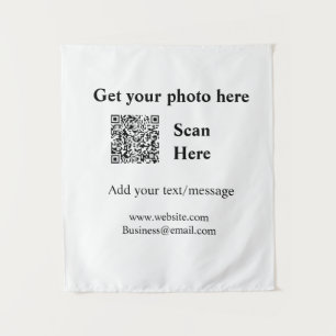 Get your photo scan QR add website email address d Tapestry