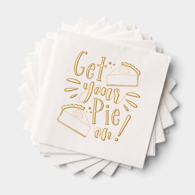 Get Your Pie On! Foil Napkins (Insitu (Stacked))