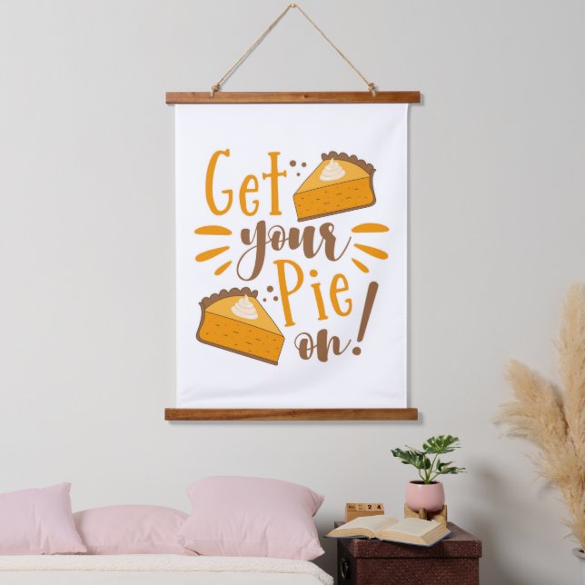 Get Your Pie On! Hanging Tapestry (Bedroom)