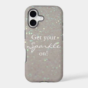 Get your Sparkle on faux glitter iphone 5 case