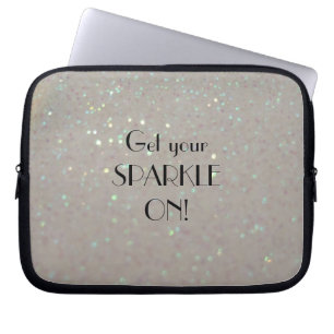 Get your Sparkle on - Faux glitter laptop case