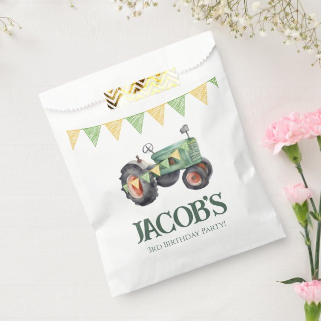 Get Your Tractor Boys Birthday  Favour Bag (Sealed)