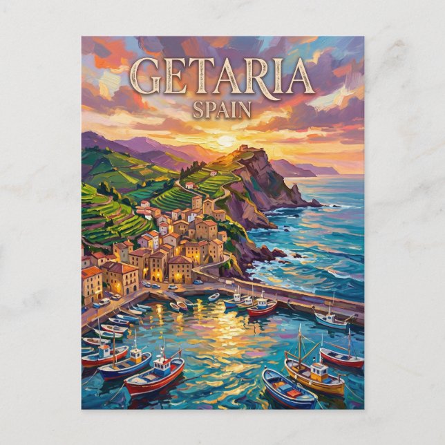 Getaria Spain Postcard (Front)