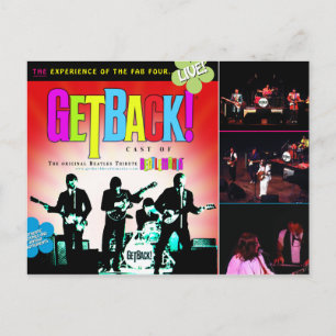 GetBack! Beatlemania Postcard