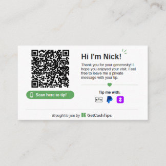 GetCashTips Card