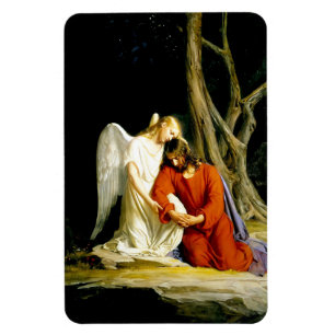 Gethsemane by Carl Bloch. Fine Art Magnet