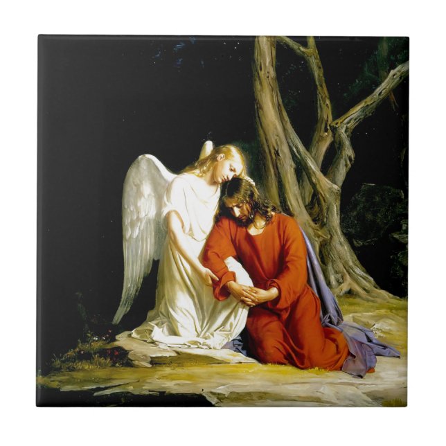 Gethsemane Carl Bloch Tile (Front)