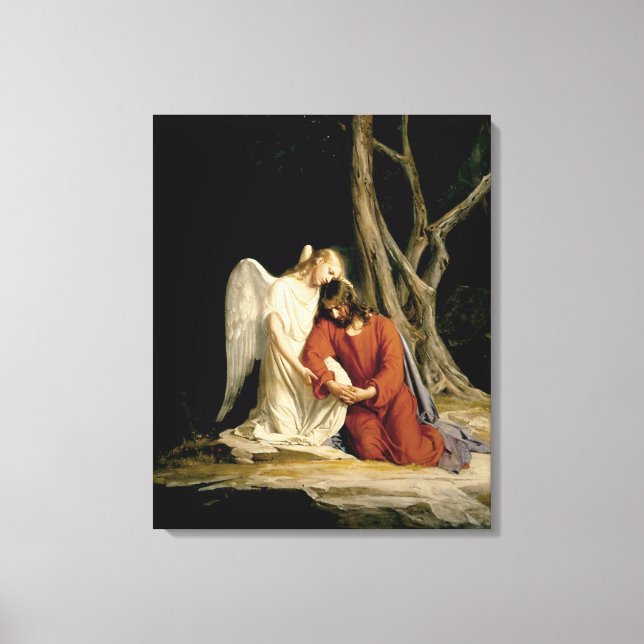 Gethsemane Digitally Restored Canvas Print (Front)