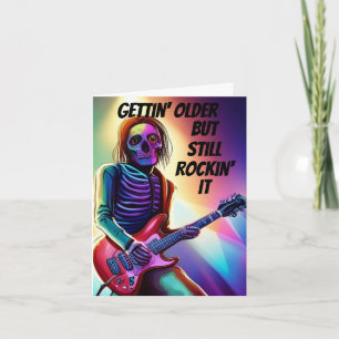 gettin older birthday card