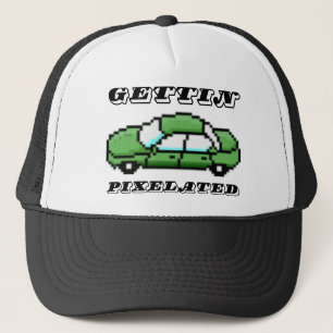 Gettin Pixelated Trucker Hat