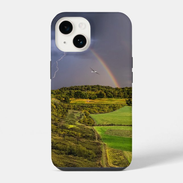 Getting Ahead Of The Storm Painterly iPhone Case (Back)
