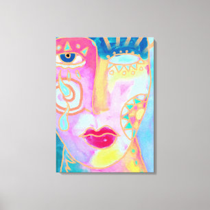 Getting Better Abstract Digital Painting Canvas Print