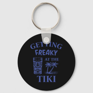 Getting Freaky At The Tiki Luau Vacation Island Fu Keychain