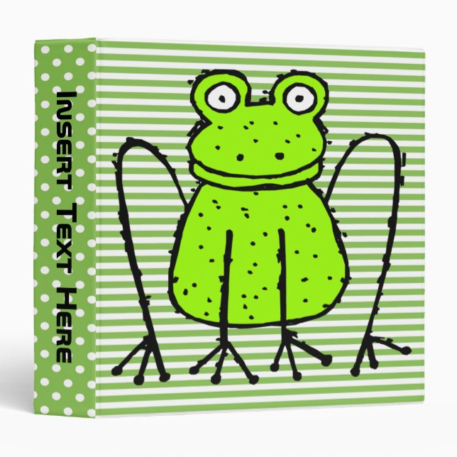 Getting Froggy Avery Binder (Front/Spine)