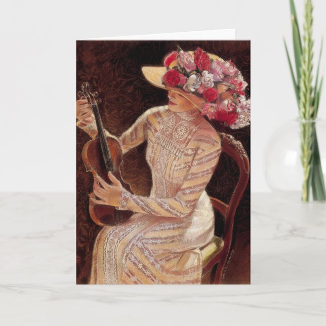 "Getting in Tune" by Sue Halstenberg Card (Front)