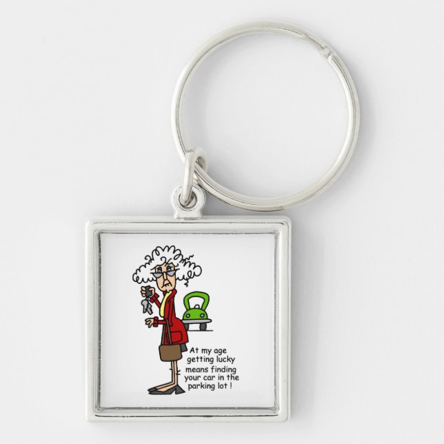 Getting Lucky Humour Keychain (Front)
