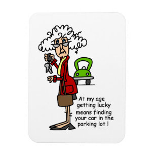 Getting Lucky Humour Magnet