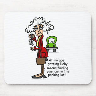 Getting Lucky Humour Mouse Pad