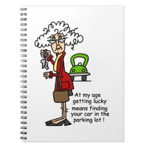 Getting Lucky Humour Notebook