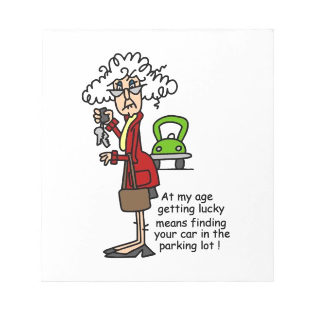 Getting Lucky Humour Notepad (Front)