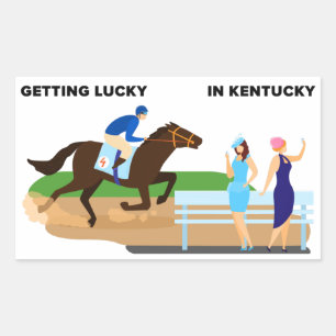 Getting Lucky in Kentucky Sticker