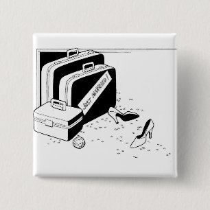 Getting Married Classy Special Custom 2 Inch Square Button