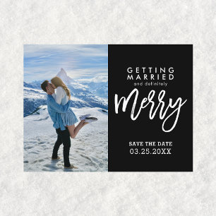 Getting Married Photo Wedding Save The Date  Postcard