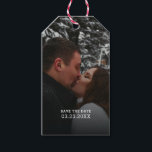 Getting Married Save The Date Christmas Gift Tags<br><div class="desc">Getting Married Save The Date Christmas Gift Tag</div>