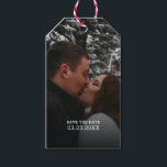 Getting Married Save The Date Christmas Gift Tags<br><div class="desc">Getting Married Save The Date Christmas Gift Tag</div>