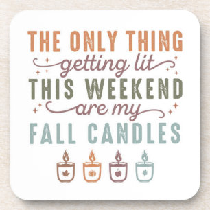 Getting My Fall Candles Coaster