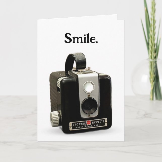 Getting Old Humour Birthday Retro Camera Card (Front)