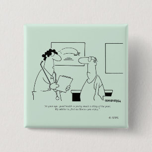 Getting Older 2 Inch Square Button