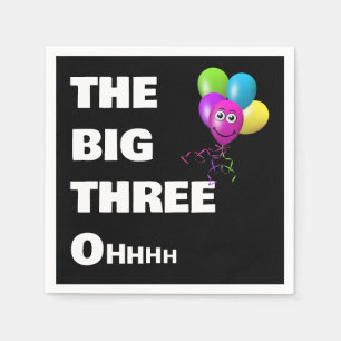 Getting Older 30th Birthday Party Humour Napkin