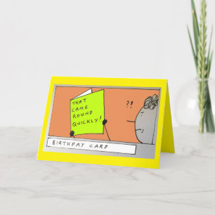 Getting Older Birthday Joke Card