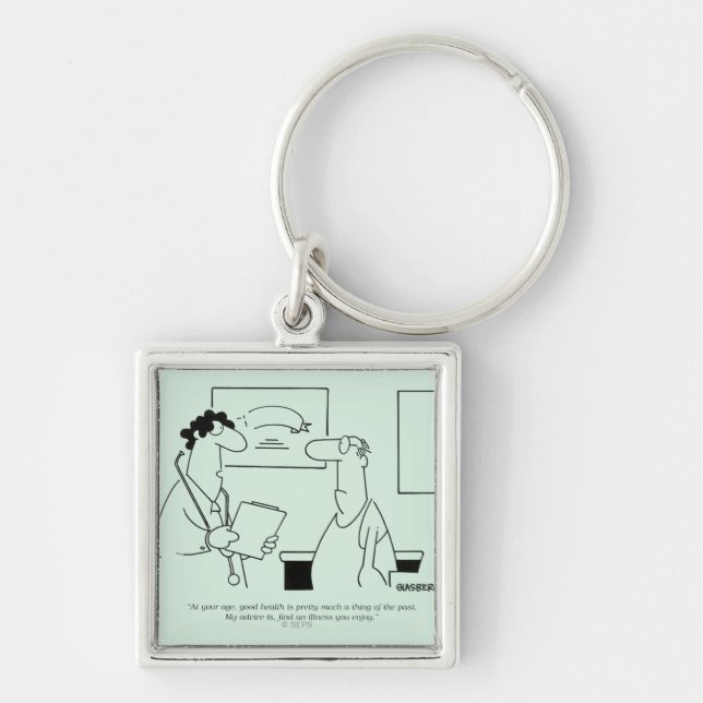 Getting Older Keychain (Front)