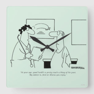 Getting Older Square Wall Clock
